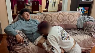 I went to my step-cousin's house to get him to help me check my ass. I asked him to check my anus but he ended up fucking me and pouring his semen inside me.