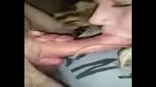 Blonde cheating wife oral