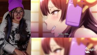 SLUTTY GIRL'S BOYFRIEND DOESN'T KNOW SHE'S FUCKING ANOTHER GUY - ExotiqFox Solo Gooner Girl React