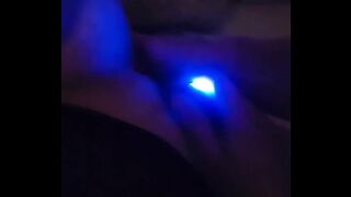 Playing with my pussy making husband finger
