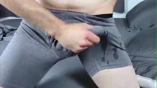 Humping my Pillow in Bed until I Cum in my Underwear (Solo Male Moaning)