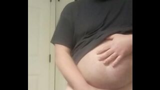 Masturbating with panties