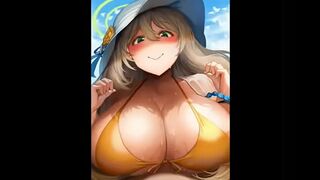 Blonde Beach Babe Titfuck