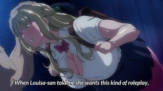 Busty blonde hentai