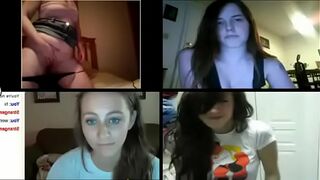 Cam Battles, Blondes & Brunette teens